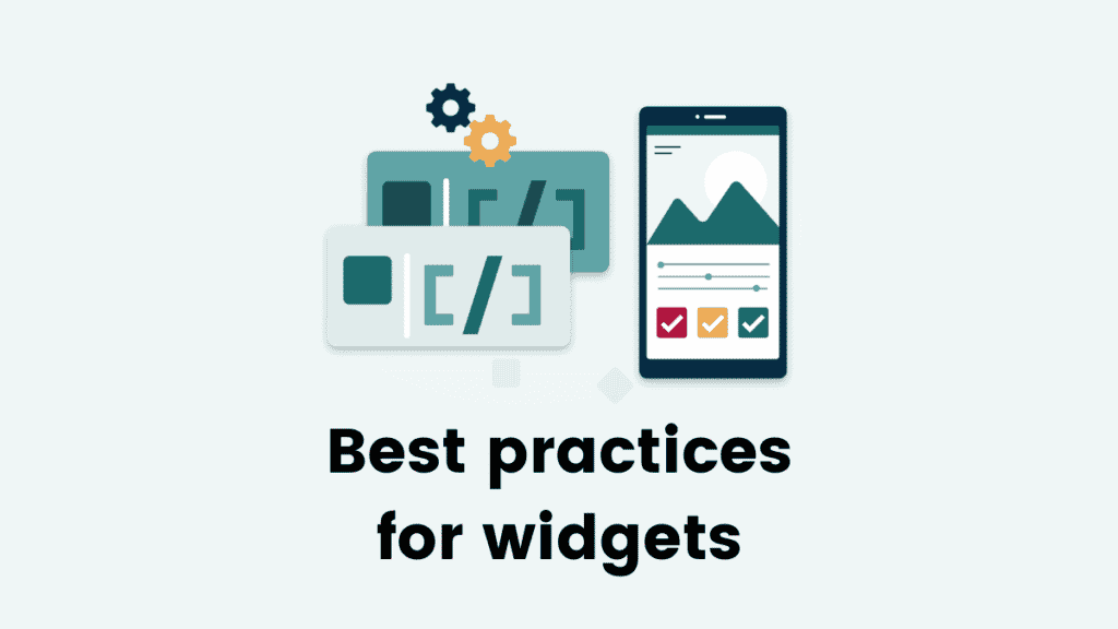 best practices widget